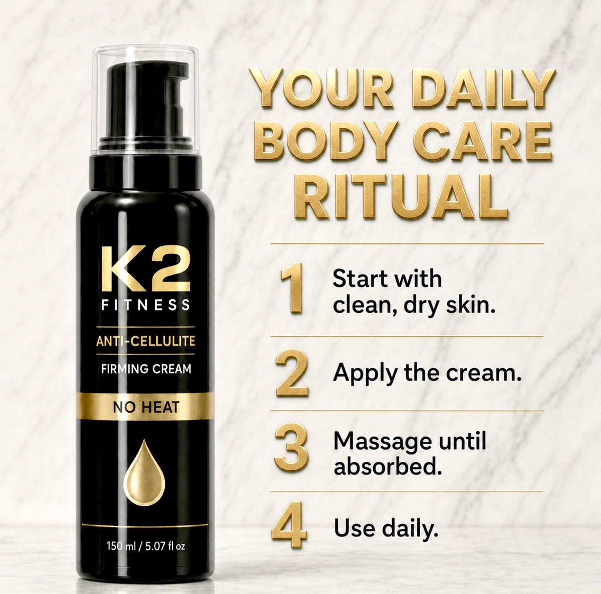 K2-Anti-Cellulite Firming Cream – No Heat