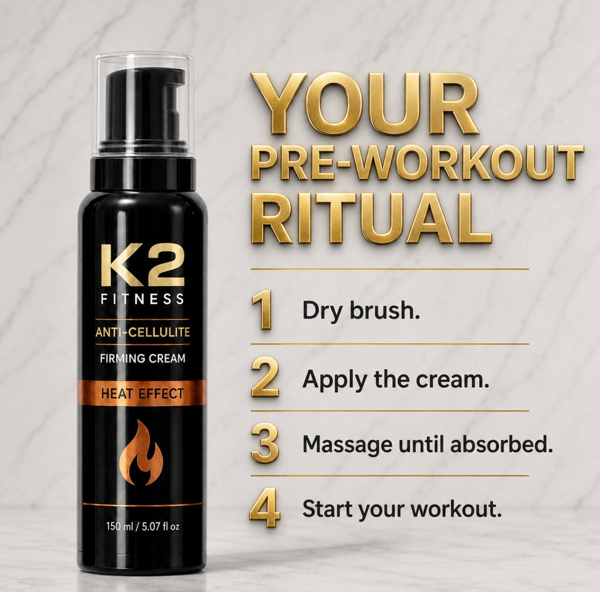 K2-Thermal Anti-Cellulite Firming Cream-Heat Effect