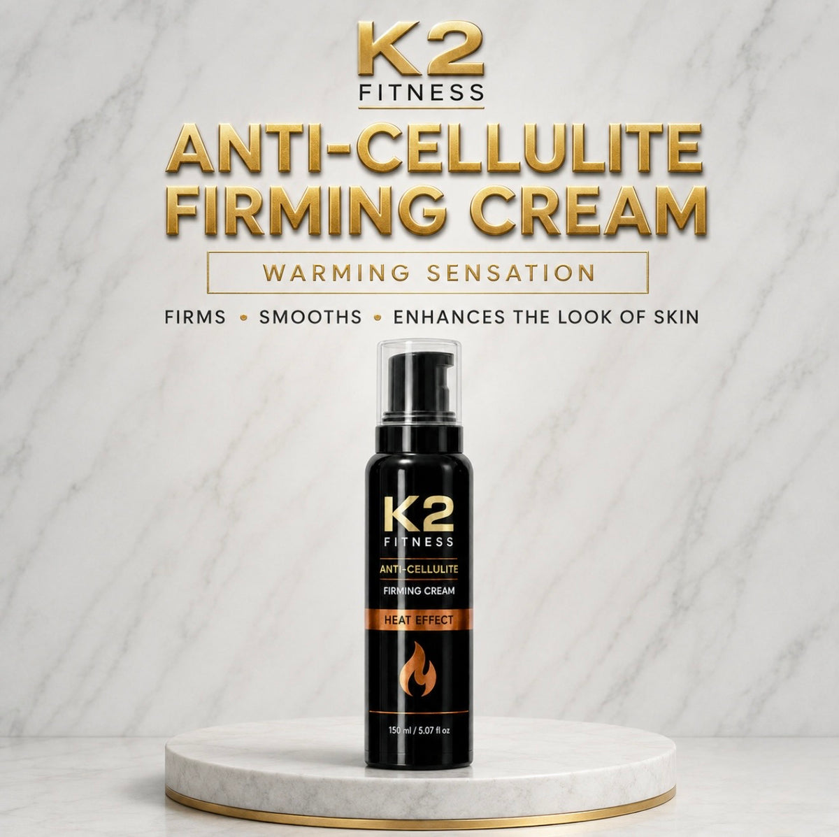 K2-Thermal Anti-Cellulite Firming Cream-Heat Effect