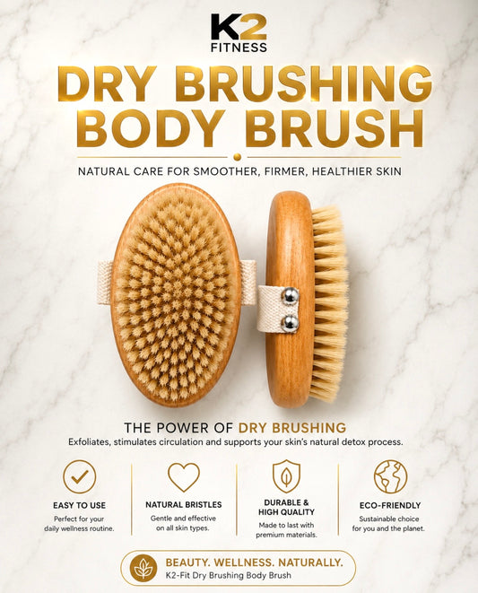 K2-Fit Dry Brushing Body Brush