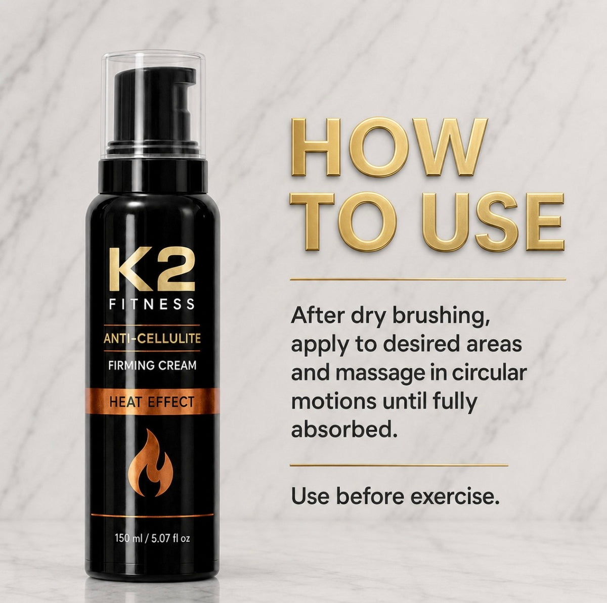 K2-Thermal Anti-Cellulite Firming Cream-Heat Effect