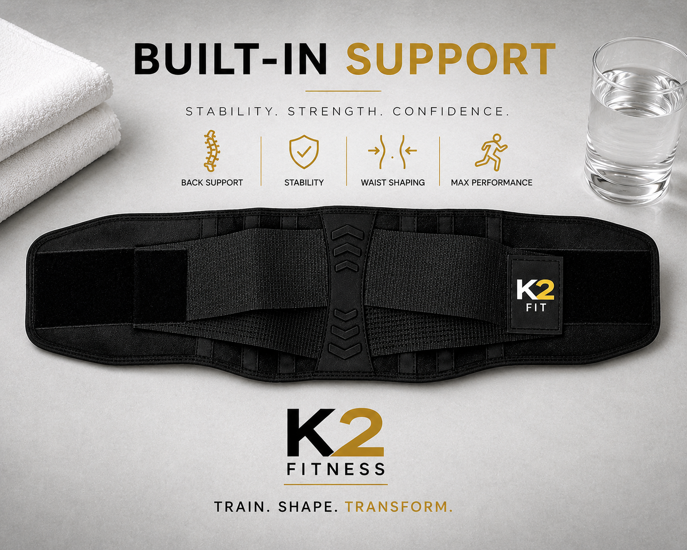 K2-Fitness Waist Trainer Belt