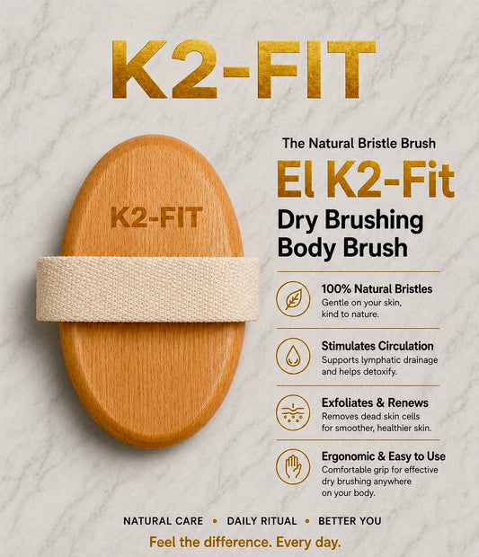 K2-Fit Dry Brushing Body Brush